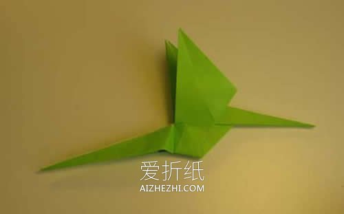 怎么折纸简单翼龙图解 儿童手工折纸立体翼龙- www.aizhezhi.com