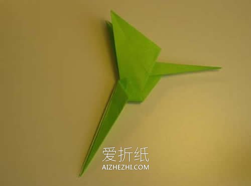 怎么折纸简单翼龙图解 儿童手工折纸立体翼龙- www.aizhezhi.com