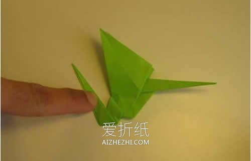 怎么折纸简单翼龙图解 儿童手工折纸立体翼龙- www.aizhezhi.com