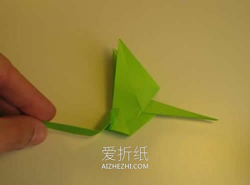 怎么折纸简单翼龙图解 儿童手工折纸立体翼龙- www.aizhezhi.com