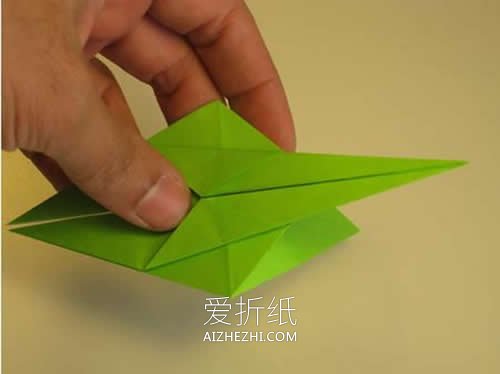 怎么折纸简单翼龙图解 儿童手工折纸立体翼龙- www.aizhezhi.com