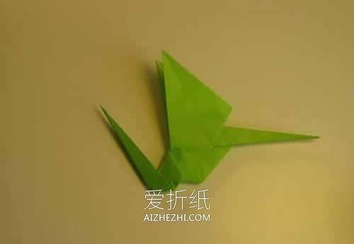 怎么折纸简单翼龙图解 儿童手工折纸立体翼龙- www.aizhezhi.com