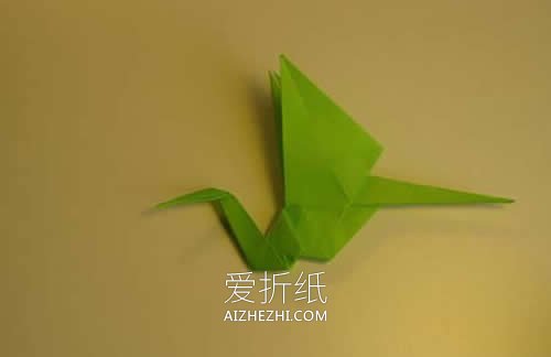 怎么折纸简单翼龙图解 儿童手工折纸立体翼龙- www.aizhezhi.com