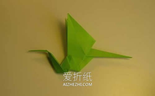 怎么折纸简单翼龙图解 儿童手工折纸立体翼龙- www.aizhezhi.com