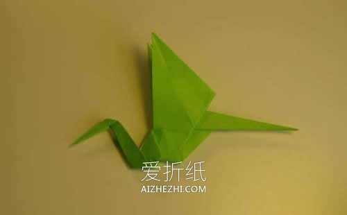 怎么折纸简单翼龙图解 儿童手工折纸立体翼龙- www.aizhezhi.com