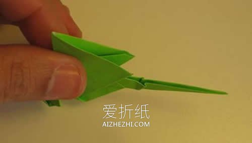 怎么折纸简单翼龙图解 儿童手工折纸立体翼龙- www.aizhezhi.com