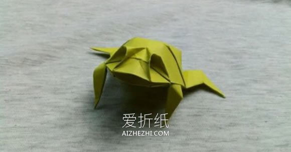 怎么折纸金蟾的方法 手工立体金蟾折法图解- www.aizhezhi.com