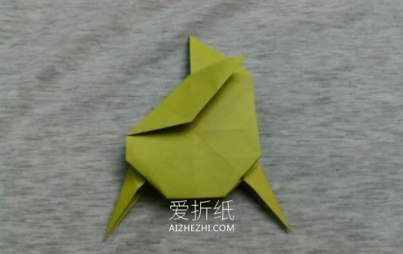 怎么折纸金蟾的方法 手工立体金蟾折法图解- www.aizhezhi.com