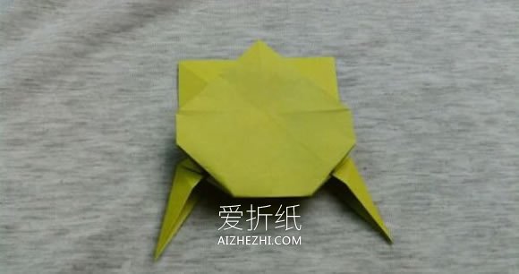 怎么折纸金蟾的方法 手工立体金蟾折法图解- www.aizhezhi.com