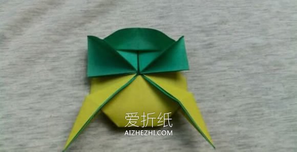 怎么折纸金蟾的方法 手工立体金蟾折法图解- www.aizhezhi.com