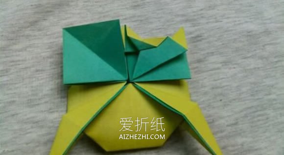 怎么折纸金蟾的方法 手工立体金蟾折法图解- www.aizhezhi.com