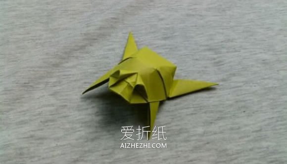 怎么折纸金蟾的方法 手工立体金蟾折法图解- www.aizhezhi.com