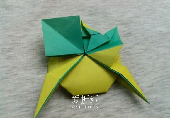 怎么折纸金蟾的方法 手工立体金蟾折法图解- www.aizhezhi.com