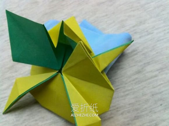 怎么折纸金蟾的方法 手工立体金蟾折法图解- www.aizhezhi.com