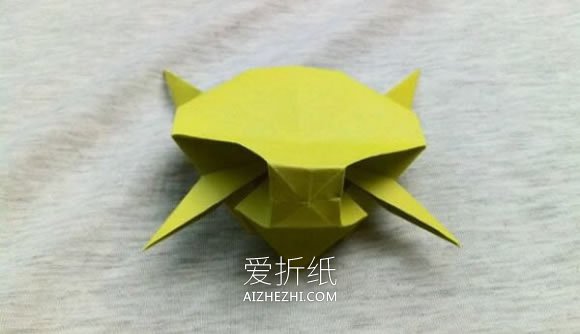 怎么折纸金蟾的方法 手工立体金蟾折法图解- www.aizhezhi.com