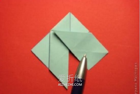 怎么做绿萝魔灵花球图解 手工绿萝花球的折法- www.aizhezhi.com