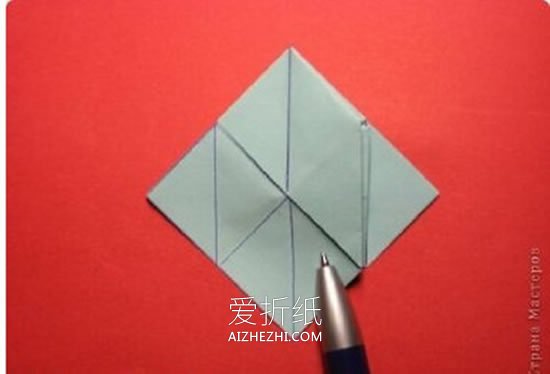 怎么做绿萝魔灵花球图解 手工绿萝花球的折法- www.aizhezhi.com