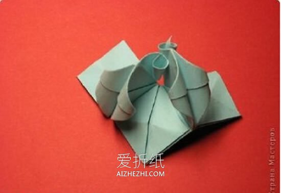 怎么做绿萝魔灵花球图解 手工绿萝花球的折法- www.aizhezhi.com