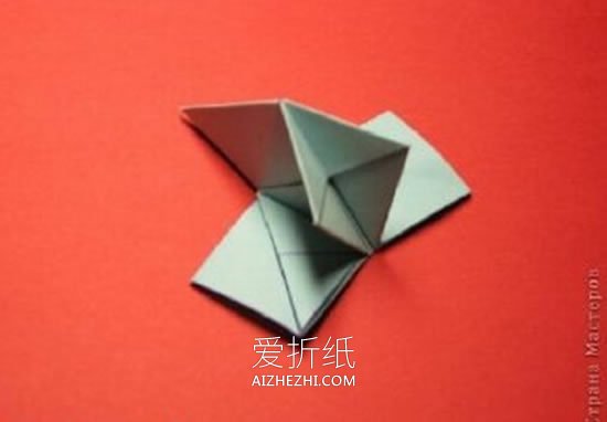 怎么做绿萝魔灵花球图解 手工绿萝花球的折法- www.aizhezhi.com