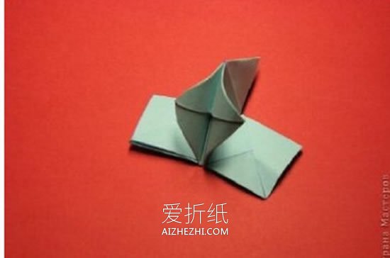 怎么做绿萝魔灵花球图解 手工绿萝花球的折法- www.aizhezhi.com