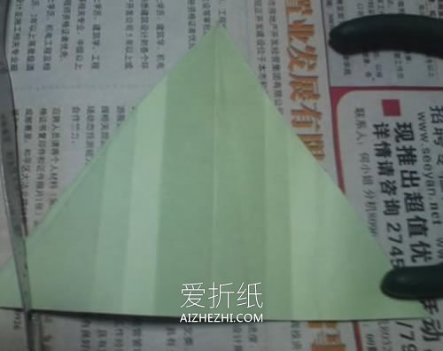 怎么折纸NS玫瑰花图解 手工NS玫瑰的折法步骤- www.aizhezhi.com