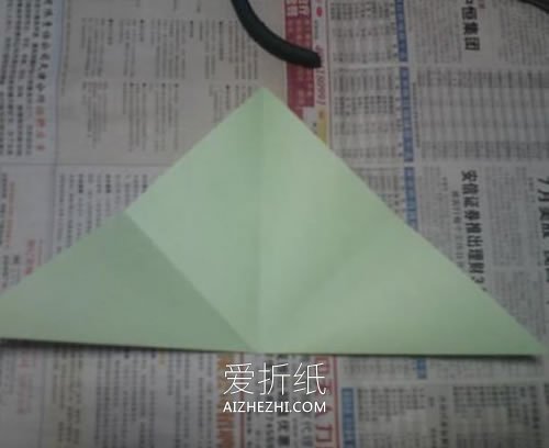 怎么折纸NS玫瑰花图解 手工NS玫瑰的折法步骤- www.aizhezhi.com