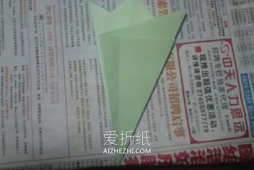 怎么折纸NS玫瑰花图解 手工NS玫瑰的折法步骤- www.aizhezhi.com