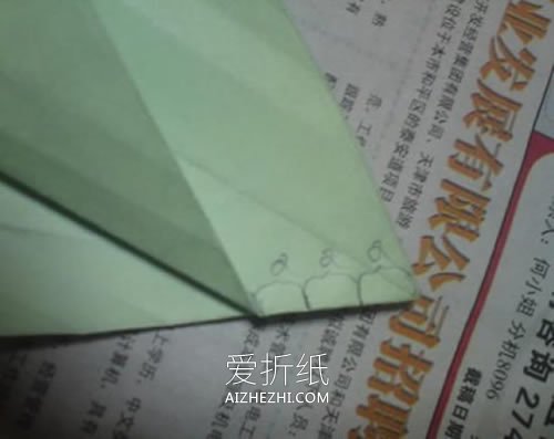 怎么折纸NS玫瑰花图解 手工NS玫瑰的折法步骤- www.aizhezhi.com