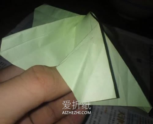 怎么折纸NS玫瑰花图解 手工NS玫瑰的折法步骤- www.aizhezhi.com