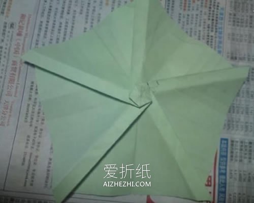 怎么折纸NS玫瑰花图解 手工NS玫瑰的折法步骤- www.aizhezhi.com