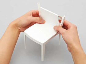 怎么做可爱椅子模型 卡纸手工制作椅子纸模型
