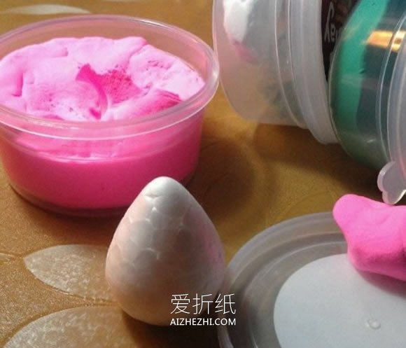 怎么做粘土派大星图解 超轻粘土制作派大星方法- www.aizhezhi.com