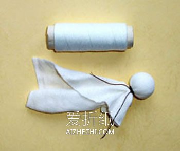 怎么做可爱的兔子布偶 袜子手工制作布偶娃娃- www.aizhezhi.com