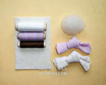 怎么做可爱的兔子布偶 袜子手工制作布偶娃娃- www.aizhezhi.com