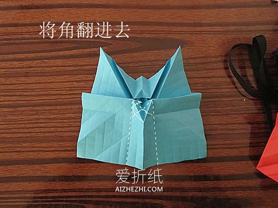 怎么折纸骷髅头图解 手工立体骷髅头的折法- www.aizhezhi.com