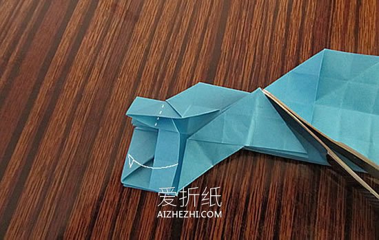 怎么折纸骷髅头图解 手工立体骷髅头的折法- www.aizhezhi.com