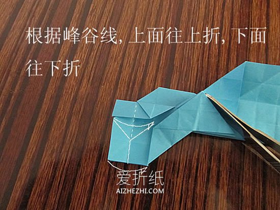 怎么折纸骷髅头图解 手工立体骷髅头的折法- www.aizhezhi.com