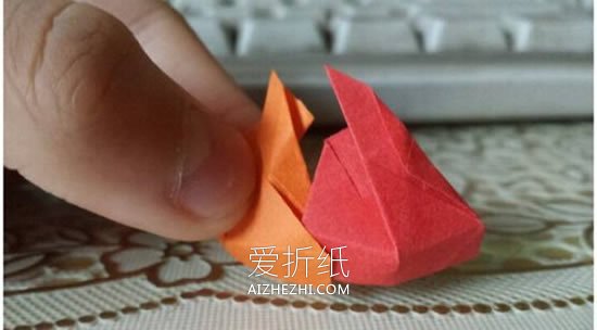 怎么折纸彩虹盒子图解 八角形带盖盒子的折法- www.aizhezhi.com