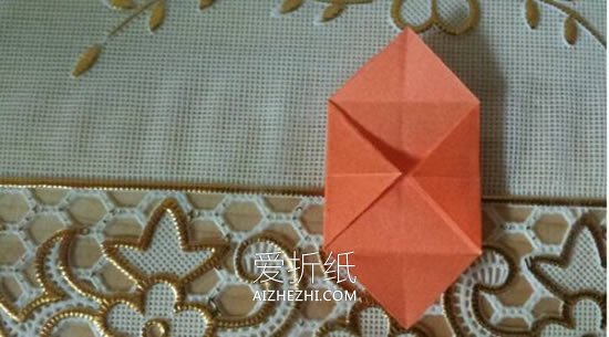 怎么折纸彩虹盒子图解 八角形带盖盒子的折法- www.aizhezhi.com