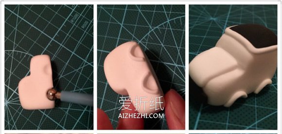 怎么做粘土越野车图解 超轻粘土制作汽车模型- www.aizhezhi.com