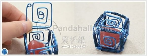 怎么做创意情人节礼物 金属丝手工制作小饰品- www.aizhezhi.com