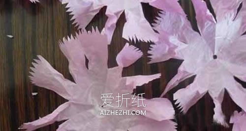 怎么做母亲节康乃馨花 手揉纸手工制作康乃馨- www.aizhezhi.com