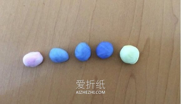 怎么做粘土小花的方法 超轻粘土制作花朵图解- www.aizhezhi.com