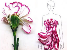 怎么做花瓣拼画图片 鲜花手工制作创意人物画