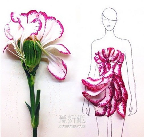 怎么做花瓣拼画图片 鲜花手工制作创意人物画- www.aizhezhi.com