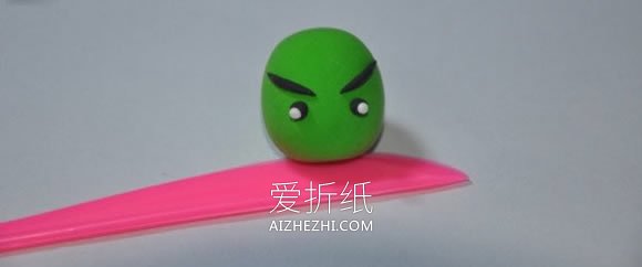 超轻粘土怎么做植物大战僵尸大喷菇的方法- www.aizhezhi.com