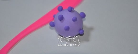 超轻粘土怎么做植物大战僵尸大喷菇的方法- www.aizhezhi.com