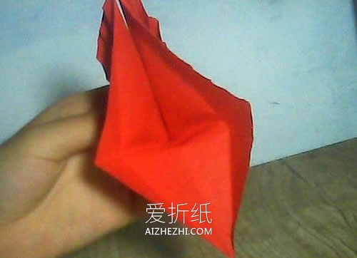 怎么折纸鹅毛笔图解 儿童手工鸡毛笔的折法- www.aizhezhi.com