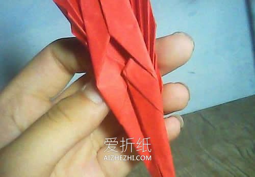 怎么折纸鹅毛笔图解 儿童手工鸡毛笔的折法- www.aizhezhi.com