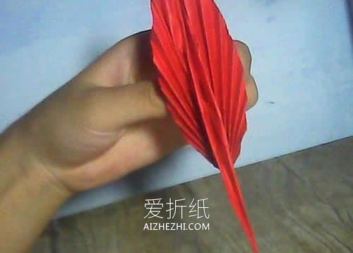 怎么折纸鹅毛笔图解 儿童手工鸡毛笔的折法- www.aizhezhi.com